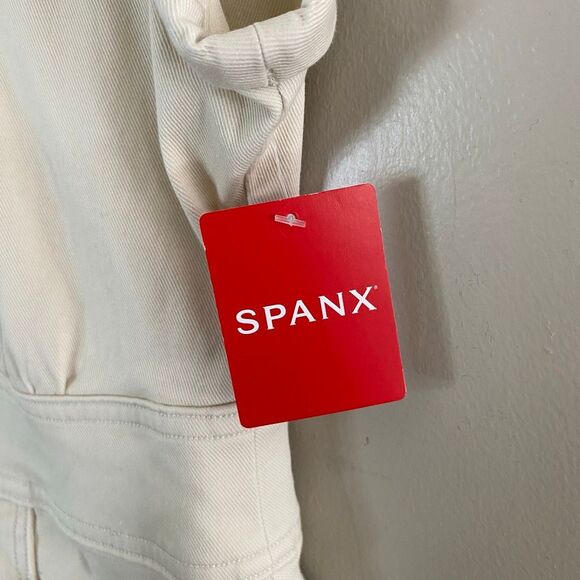 Twill Utility Dress in Eggshell Beige Women’s XL – NWT (Minor Marks) - Picture 6 of 9